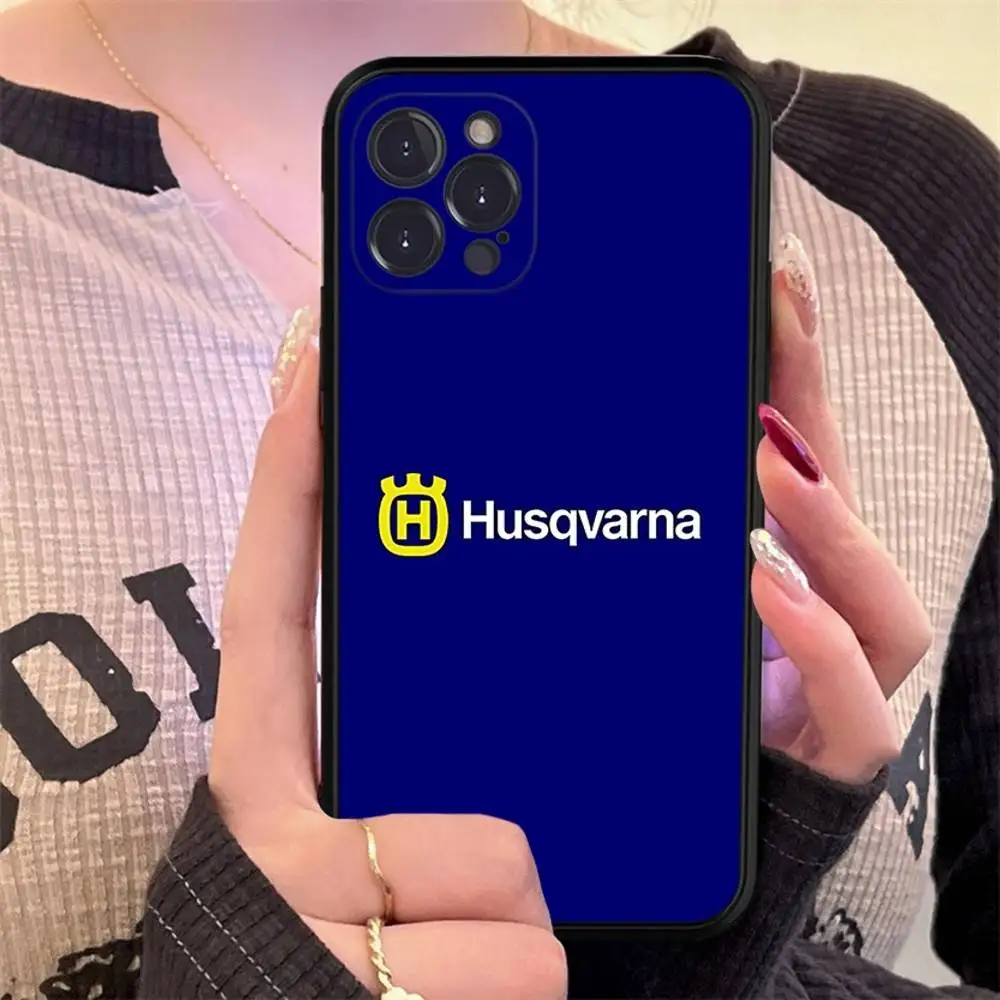 H-Husqvarnas Handyhülle für iPhone 17 16 15 14 13 12 11 Pro Max Plus Mini Silikon Schwarze Schutzhülle – Detail 12