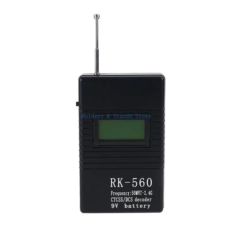 

Y4UE Handheld 50MHz-2.4GHz Frequency Counter Easy Operation RK560 Frequency Counter for DCS and CTCSS Frequency Test Portable