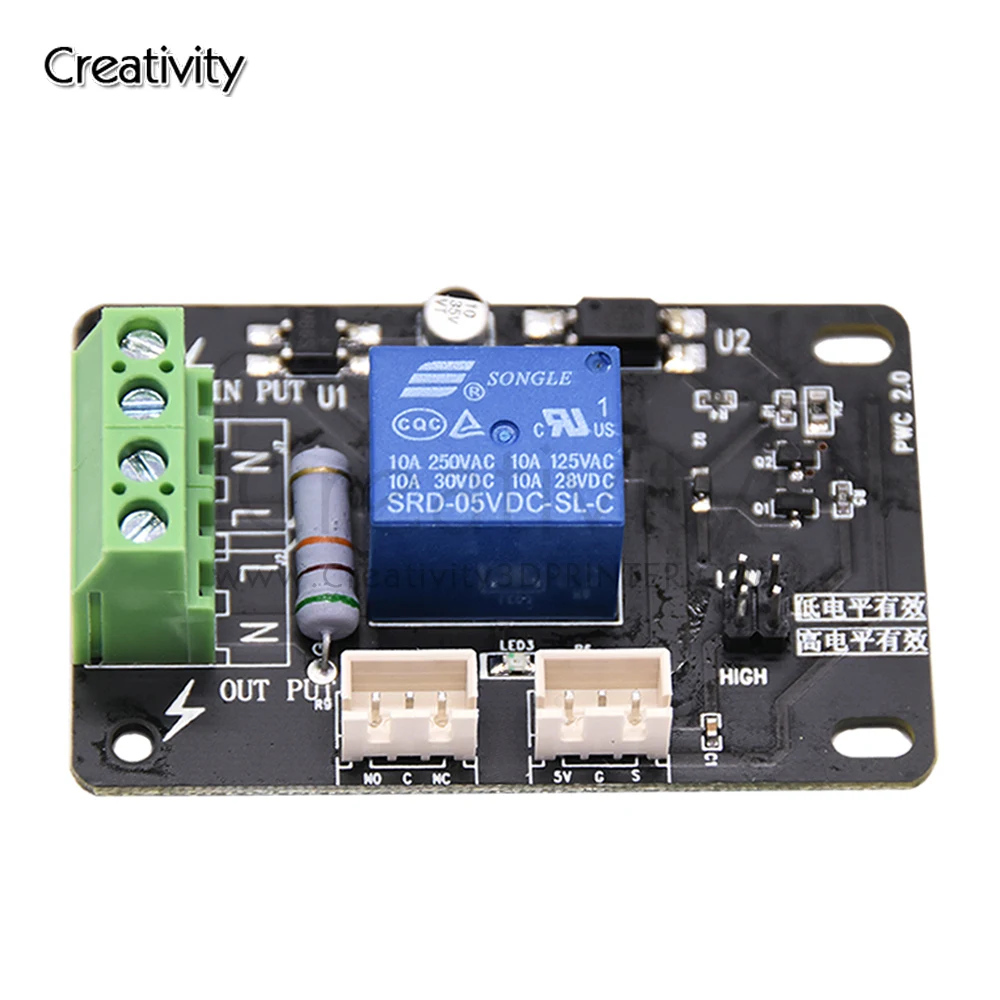 Elf 3D Printer Pwc Power Monitoring Auto Power Off Bleef Spelen Module Automatisch Zet Off Power Detecteren 3D Printer onderdelen