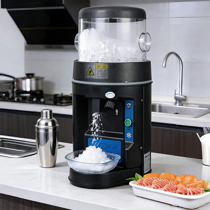 Commercial Electric Shaved Ice Machine, Smoothie Maker, Homemade Ice Cream Maker, 600W Shaved Ice Machine 220V