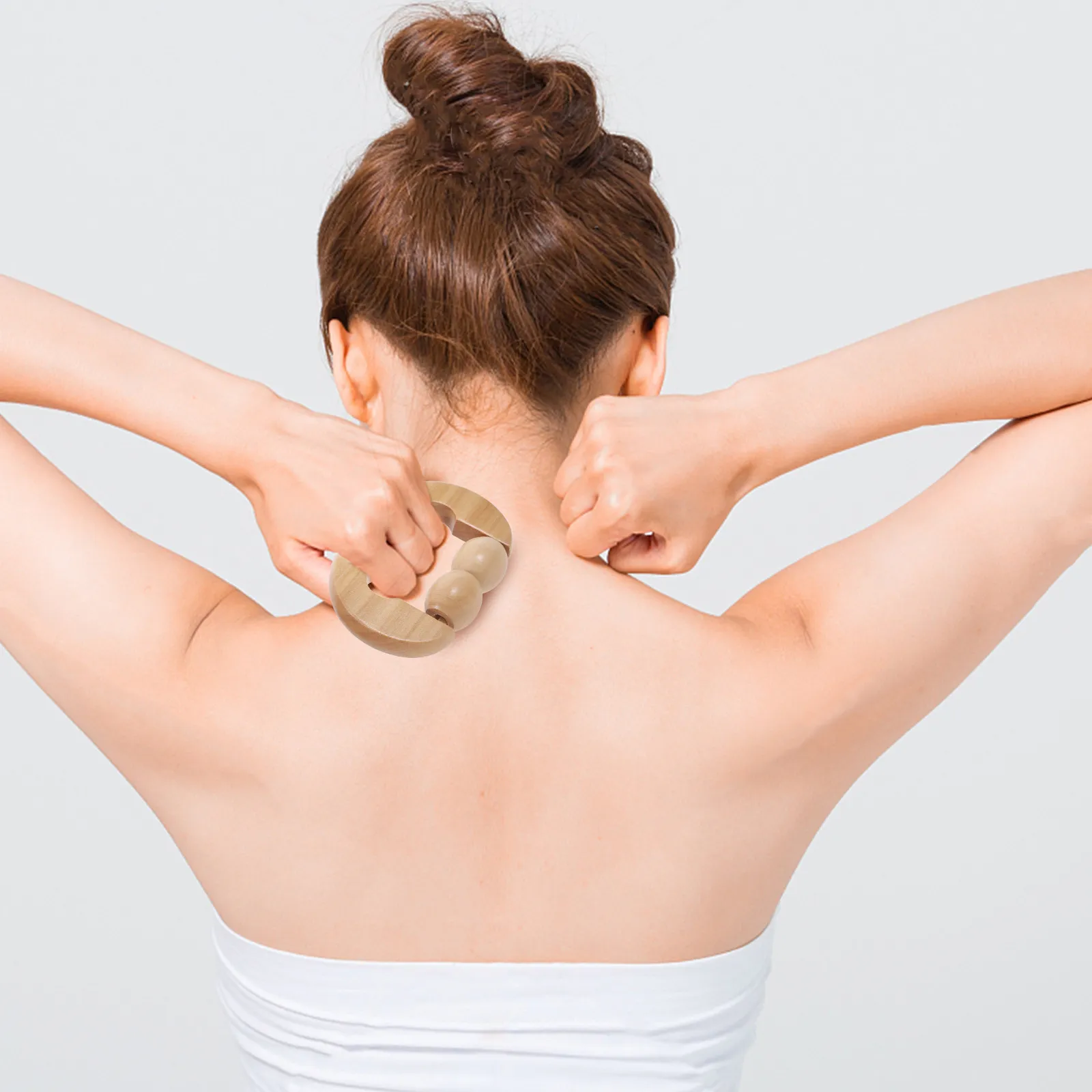 

Массажный ролик из натурального дерева, легкий и портативный, для ежедневного использования, путешествий, дома, офиса, для снятия напряжения в спине, ногах, стопах, руках.