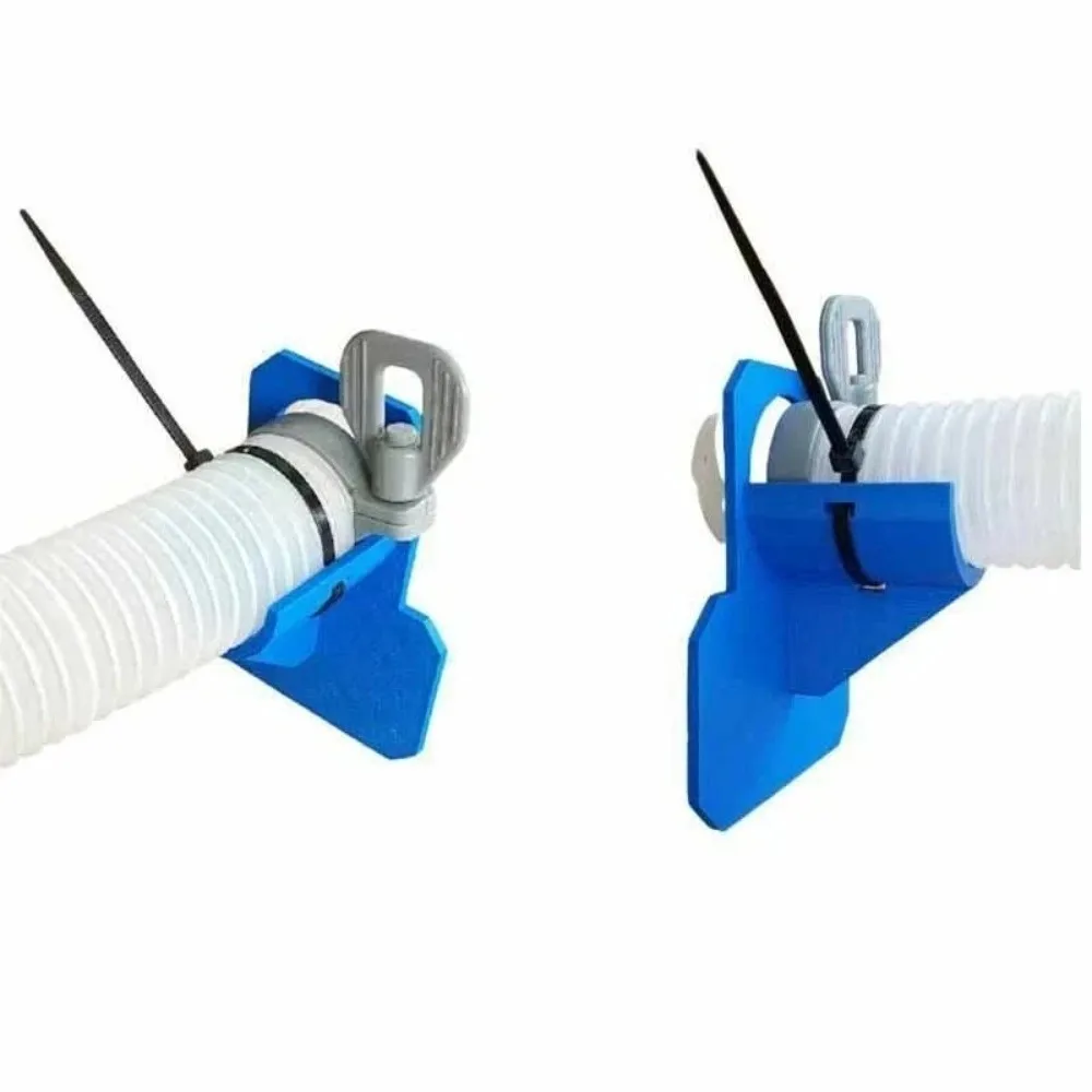 Durable Swimming Pool Pipe Holder Mount with Cable Tie 30-38mm Pipe Diameter Pool Hose Support Rust-Proof Easy To Install