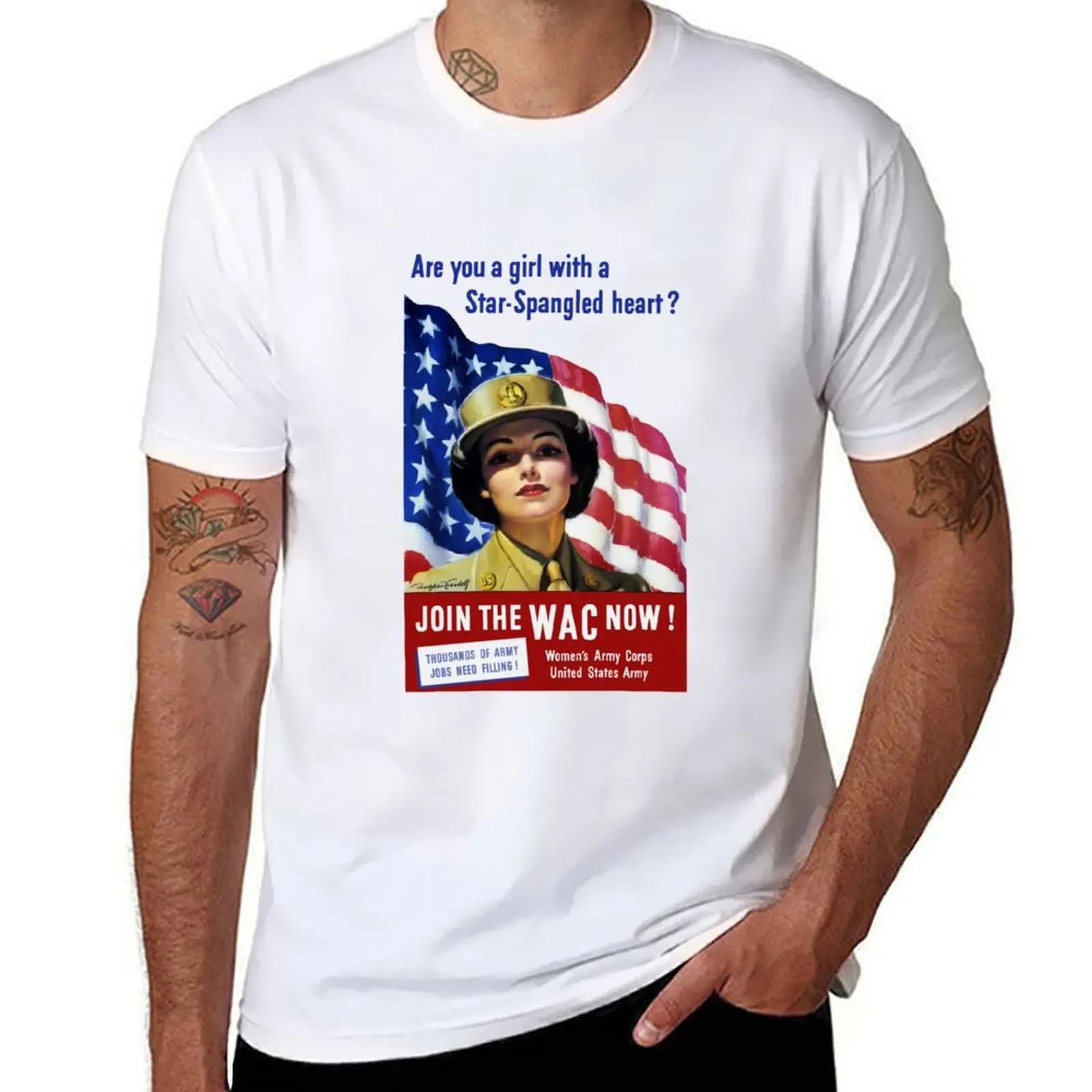 

Recruiting -- Army Now Join WAC The T-Shirt Anti-Pilling Casual T-Shirt