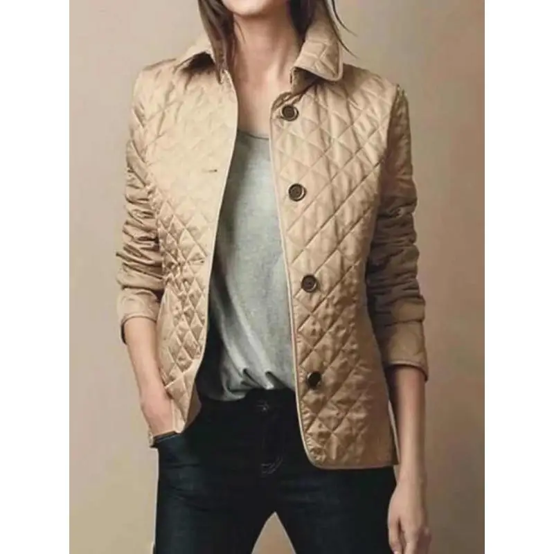 

Slim Fit теплое хлопковое однобортное однобортное пальто с капюшоном Street Sle Thiened Long Sve для женщин весеннего сезона