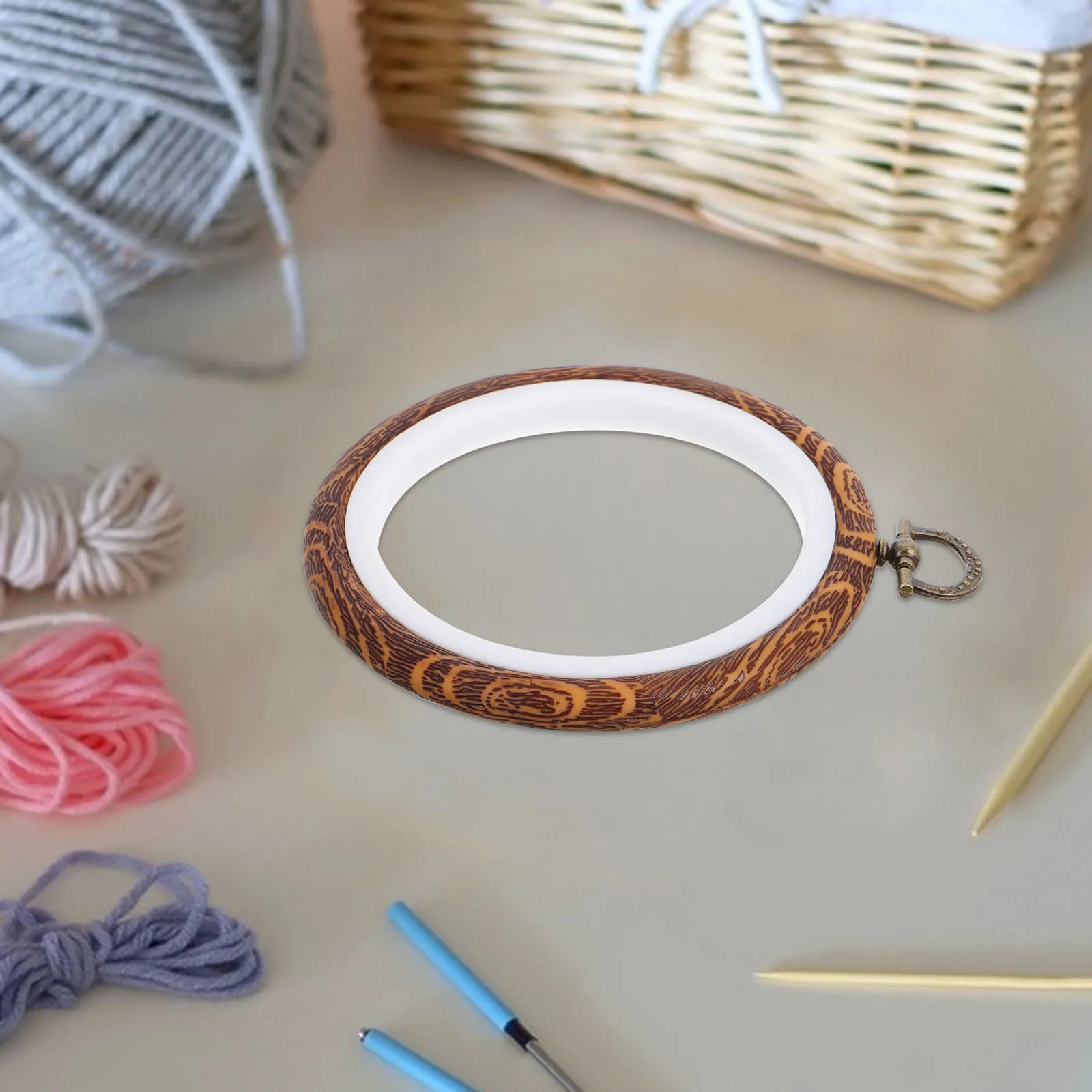 

10Pcs Embroidery Hoop Frames Sturdy DIY Cross Stitch Rings for Craft Projects Enhanced Texture Display Use Versatile Ornament