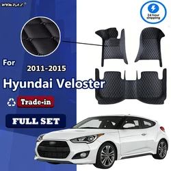 Car Floor Mats For Hyundai Veloster 2015 2014 2013 2012 2011 Carpets Covers Styling Auto Interior Accessories Waterproof Product