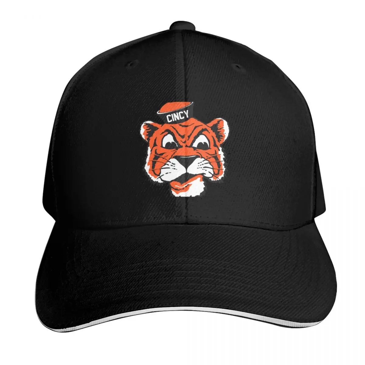 Retro Sailor Cincy Bengal Baseball Cap Beach Bag Sunscreen fashionable Ball Cap Women Caps Men's