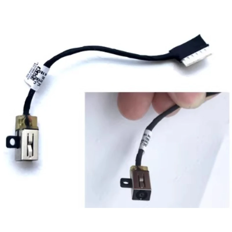 

Разъем питания постоянного тока с кабелем для ноутбука Inspiron 5493 5593, гибкий зарядный кабель постоянного тока