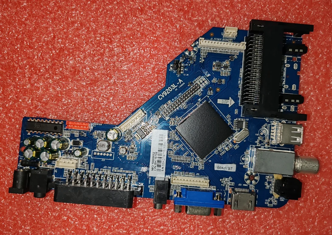 CV9203L-A   BH-19192  LED TV motherboard  Physical photos, tested well, buyer verifies CI SD constant current interface clearly