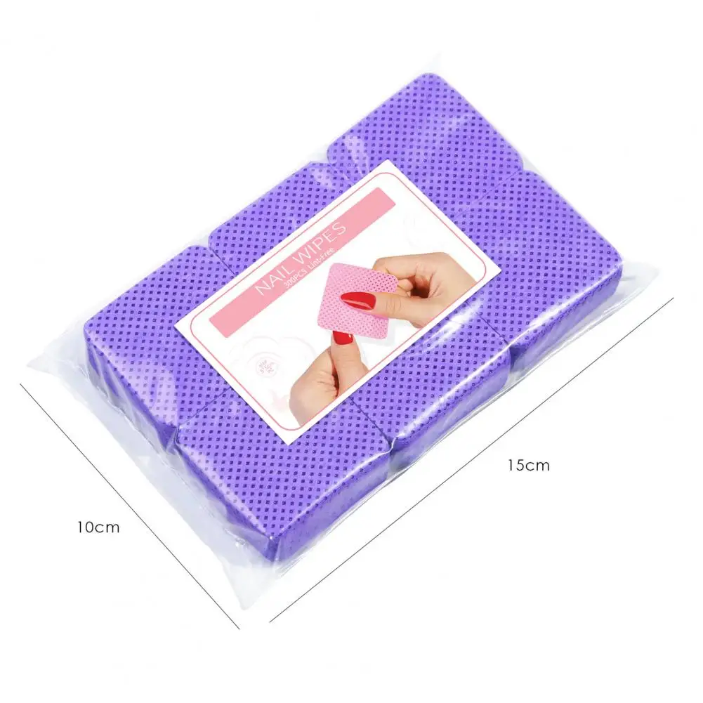 Eyelash Glue Remover Eco-friendly Nail Polish Eyelash Extension Glue Wipe Anti-static Soft Nail Wipe Paper for Women