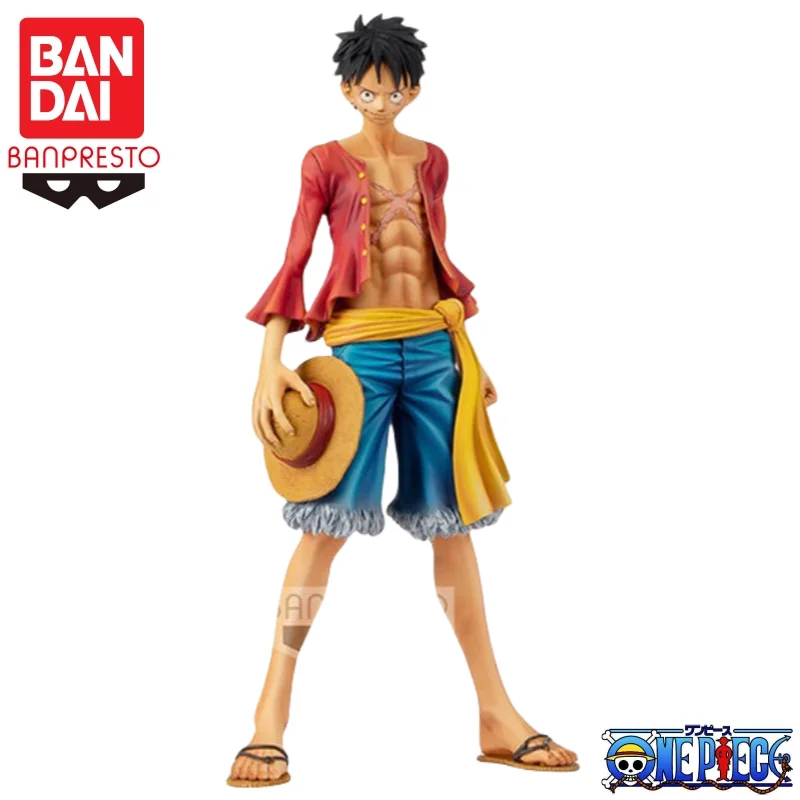 

In Stock Bandai Original Banpresto One Piece Monkey D Luffy Action Figure Model Doll Brand New Boxed Anime Characters Figure