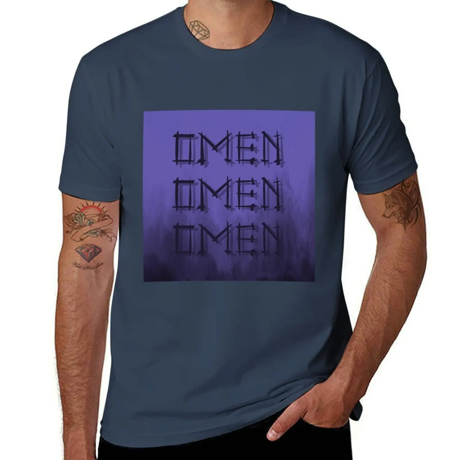 

OMEN T-Shirt Comfortable Basic Crew Neck Tee