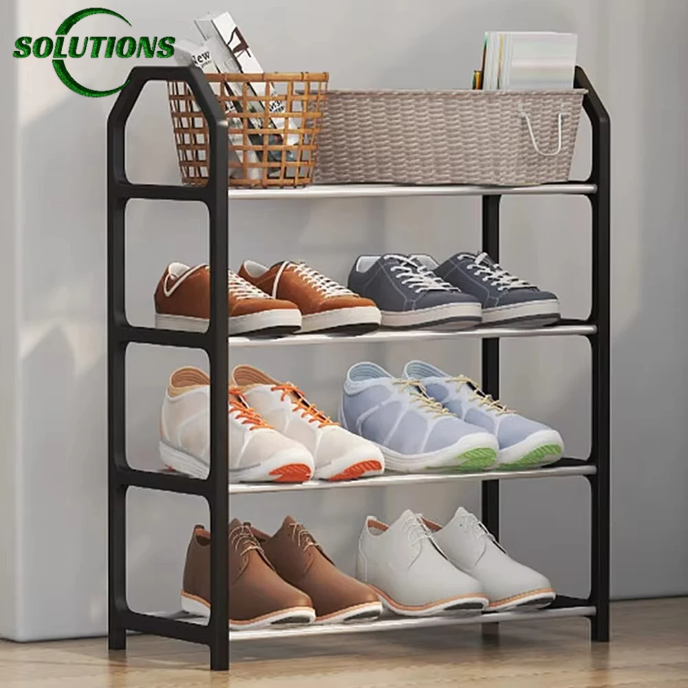 4 Floor Assembly Creative Home Shoe Rack Dormitory Door Storage Rack Storage Shoe Cabinet Simple Fashion Shoe Rack Home Supplies