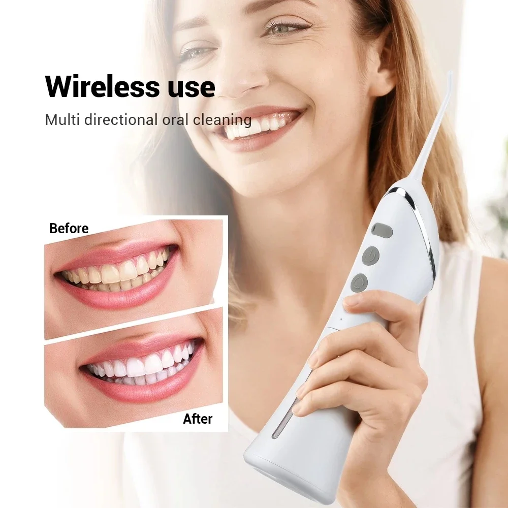 Powerful Dental Water Jet Flosser Electric Oral Irrigator 3 Modes Mouthwash Mouth Washing Machine for Teeth Cleaning Tool