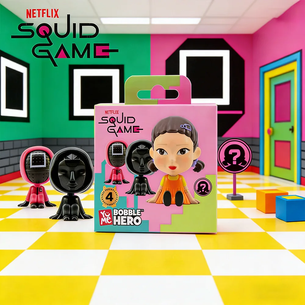 1PC Squid Game Officially Licensed Blind Box Surprise Box 3D Figurines Collectible Anime Figure Miniatures Home Decor Random One
