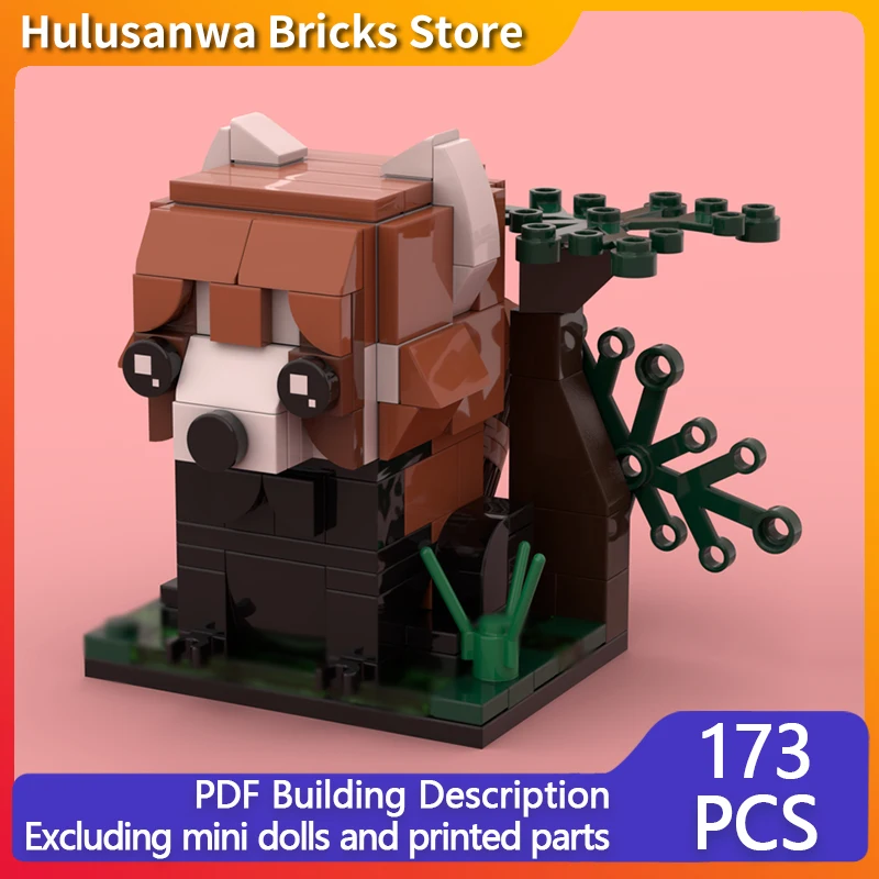 

Creators Animal Series Model MOC Building Block Wildlife Red Panda Modular Technology Gifts Holiday Assemble Children Toys Suit