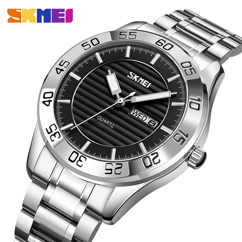 

SKMEI reloj hombre лучший бренд класса люкс мужские японские кварцевые часы водонепроницаемые наручные часы дата неделя дисплей мужские часы