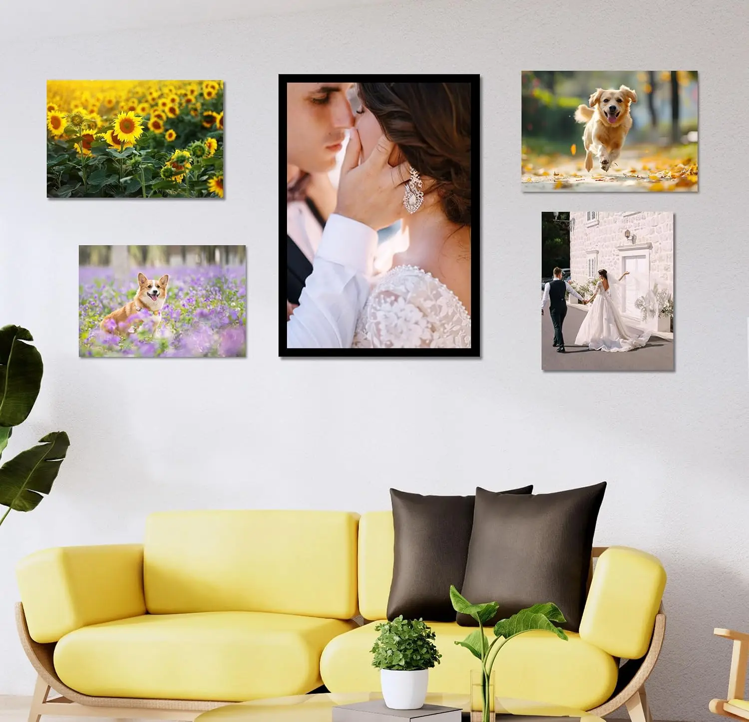 Canvas Prints with Your Photos  Personalized Pictures on Canvas Custom Canvas for Home Decor Portrait Wall Art for Living Room