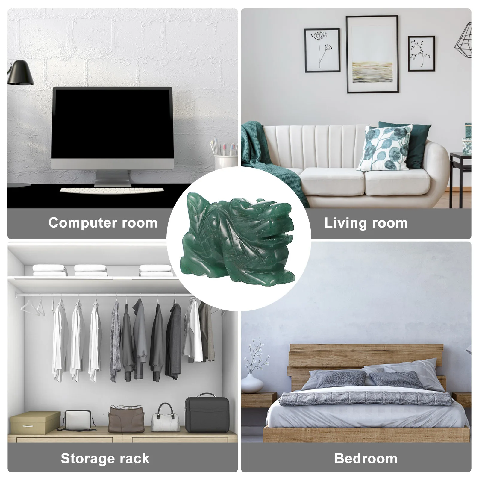 

1Pcs Crystal Dragon Ornaments Lifelike Appearance Excellent Craftsmanship Beautiful Symbolism Gift Chinese Dragon Crafts