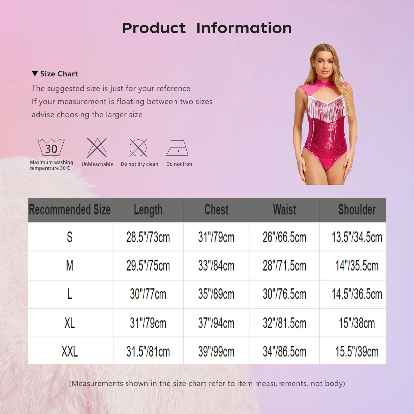 بدلة نسائية مفرغة من الترتر ملابس حفلات الهذيان بدون أكمام ملابس يوتار ملابس الرقص لحفلات الهالوين بجانب حمام السباحة