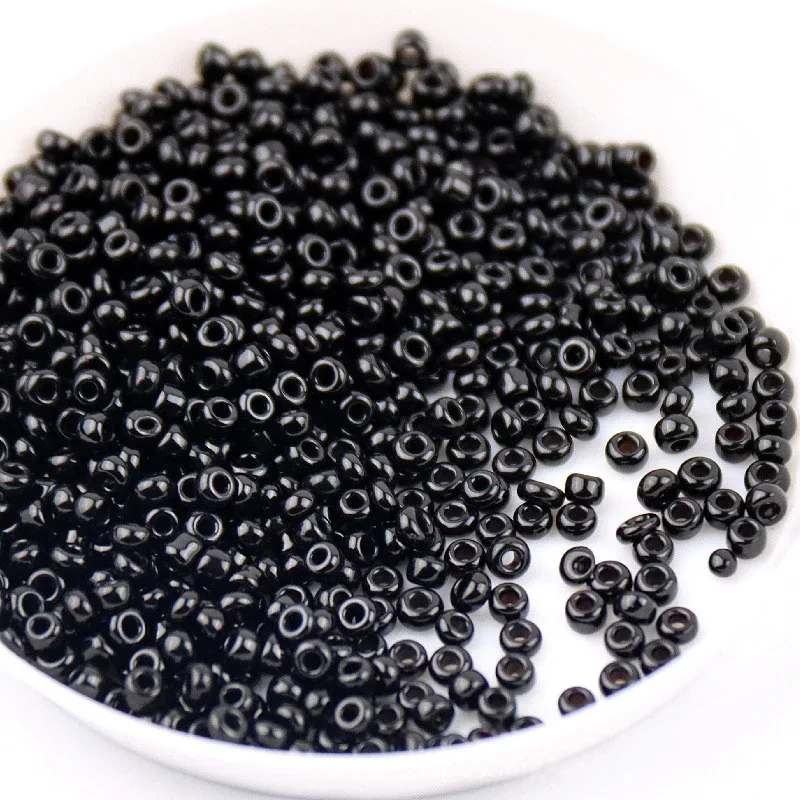 Size 2mm 3mm 4mm Electroplating Silver Bronze Metal Color Millet Beads Diy Handmade String Necklace Scattered Beads