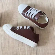 RO shoes sheepskin Jigglypuff bread shoes sole soft and simple thick shoelaces casual shoes Harajuku style couple shoes.