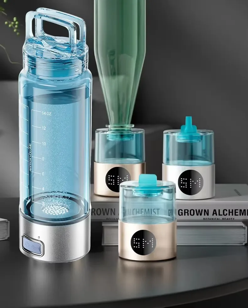 

2025 новый стиль, высокое качество, USB перезаряжаемый генератор бутылок с водородной водой, подарочный набор, технология PEM, без запаха, для домашнего использования