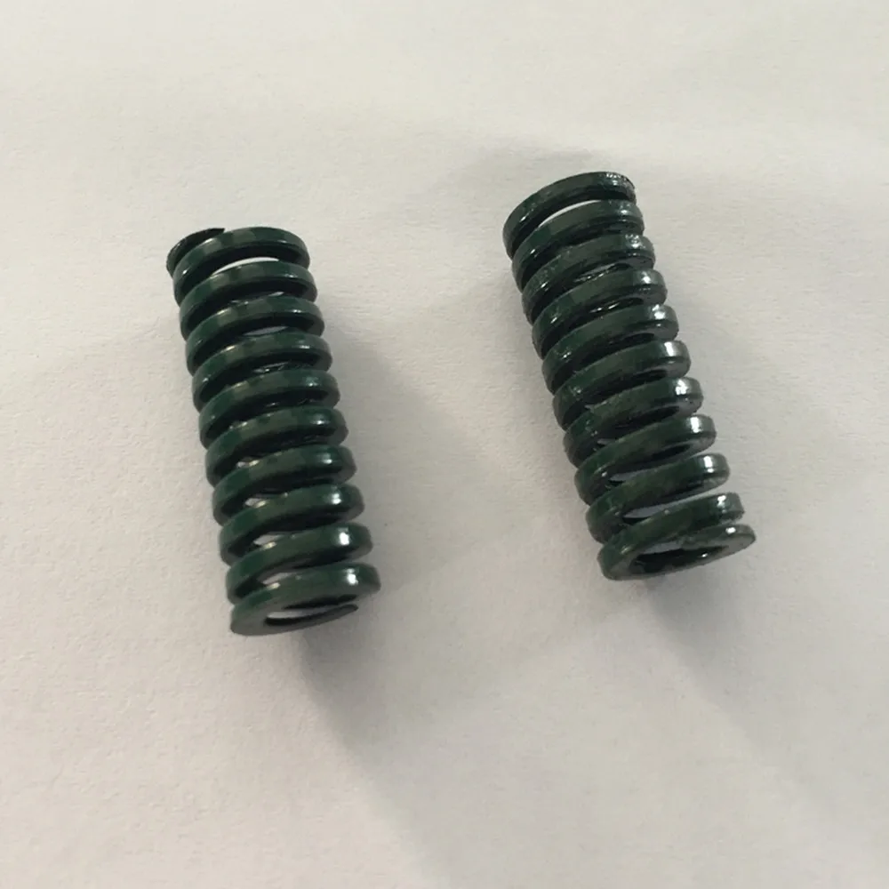 Molla di compressione verde per carichi pesanti da 2 pezzi 10 x 5 x 25/35/55/65/85/95/100 mm