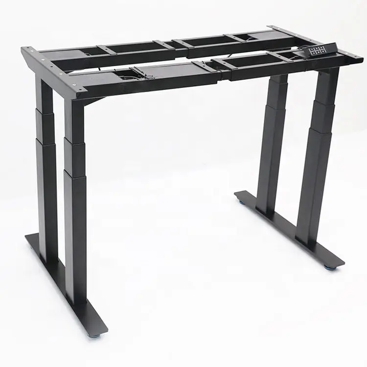 Подъемный моторизованный металлический регулируемый стол с высотой, эргономичный электрический подъемный стол, офисная мебель, современная