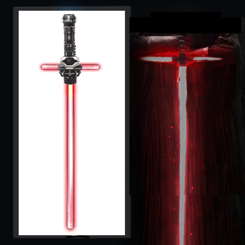 Duelo RGB Laser Lightsaber para Crianças, Fontes de Som, Force FX, FOC Blaster, Jedi Laser Sword, Brinquedos Sabre de Luz, 7 Cores, 80cm