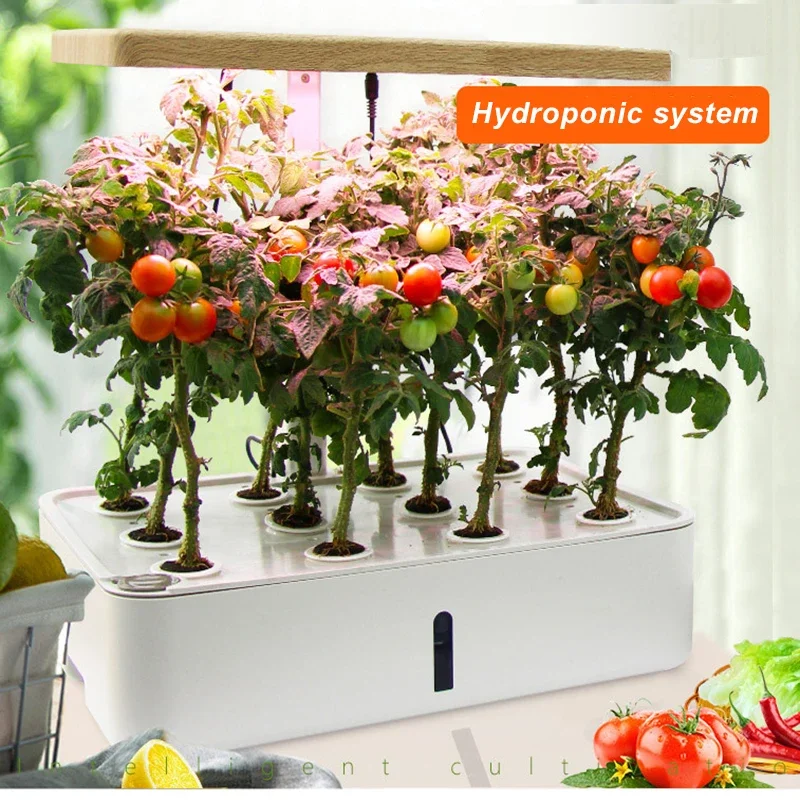 2023 Home Hydroponics Smart Pots Indoor Or Outdoor Decoration Plastic Self-watering System Artificial Plant Box