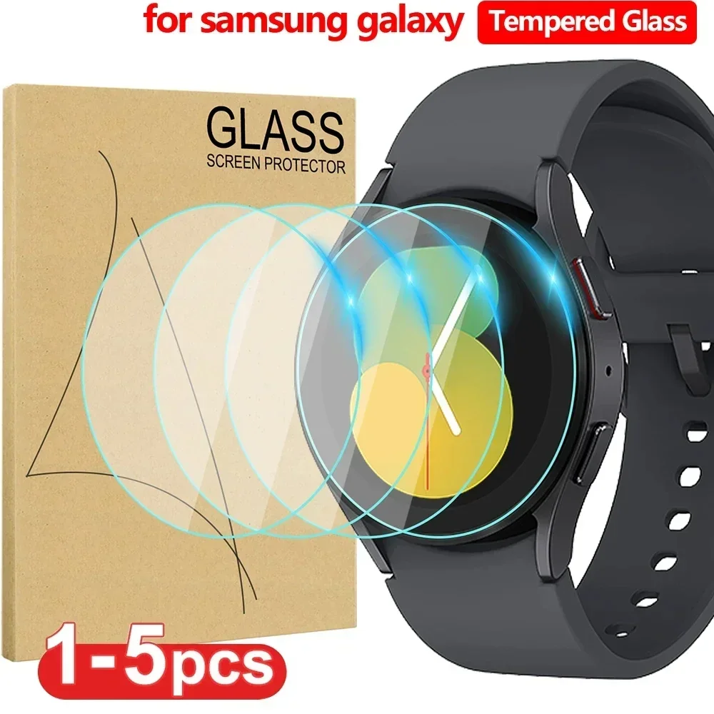 Tempered Glass for Samsung Galaxy Watch 6 40mm 44mm HD Screen Protector Film Anti-Scratch for 5Pro 45mm 6 Classic 43mm 47mm