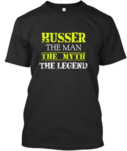 

Husser The Man T-Shirt Made in the USA Size S to 5XL