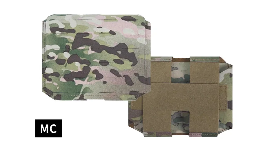 1 Pair Adjustable Tactical Vest Molle Side Plate Pouch Set Multicam JPC FCPC FCSK Insert Panel Side Panel Bag