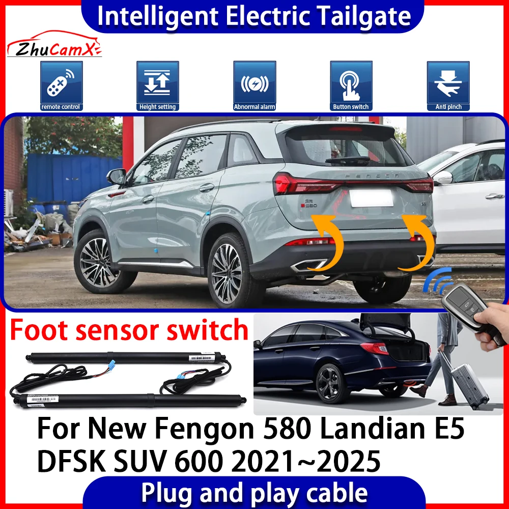 Automatic Lifting kit Trunk Intelligent Electric Tail Gate Lift Tailgate for New Fengon 580 Landian E5 DFSK SUV 600 2021~2025