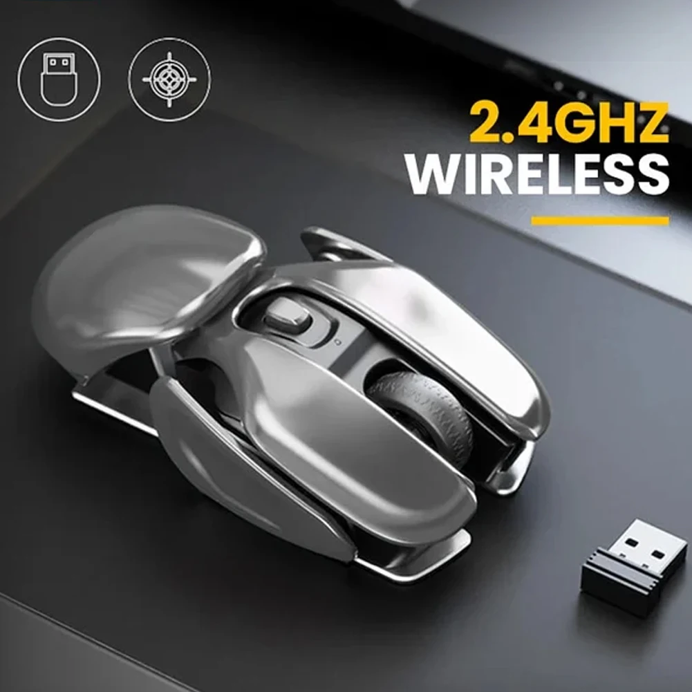 

Fashion Wireless Mouse 2.4GHz Ergonomic Mice Mouse Bluetooth-Compatible Universal Quiet Mouse For Computer PC Laptop Accessories