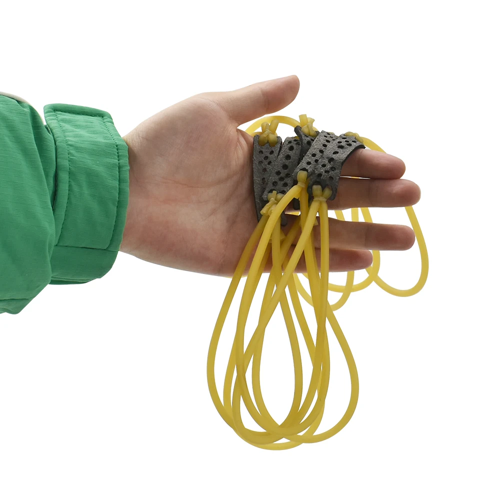 شريط مطاطي تقليدي للرماية لعام 1745، شريط مطاطي لمقلاع الصيد، ملحق كرة فولاذية للرماية في الهواء الطلق