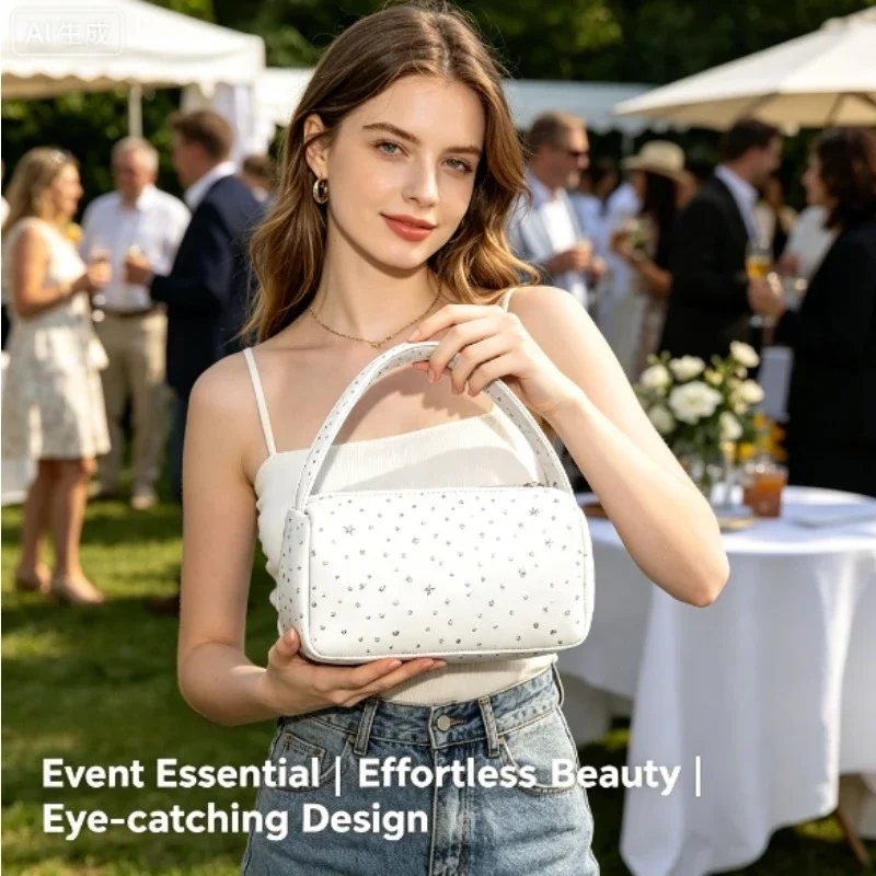 Trendy Star & Leopard Pattern Fabric Cosmetic Bag, Spacious Portable Outdoor Toiletry Organizer, 2026 Summer Multi-purpose Women