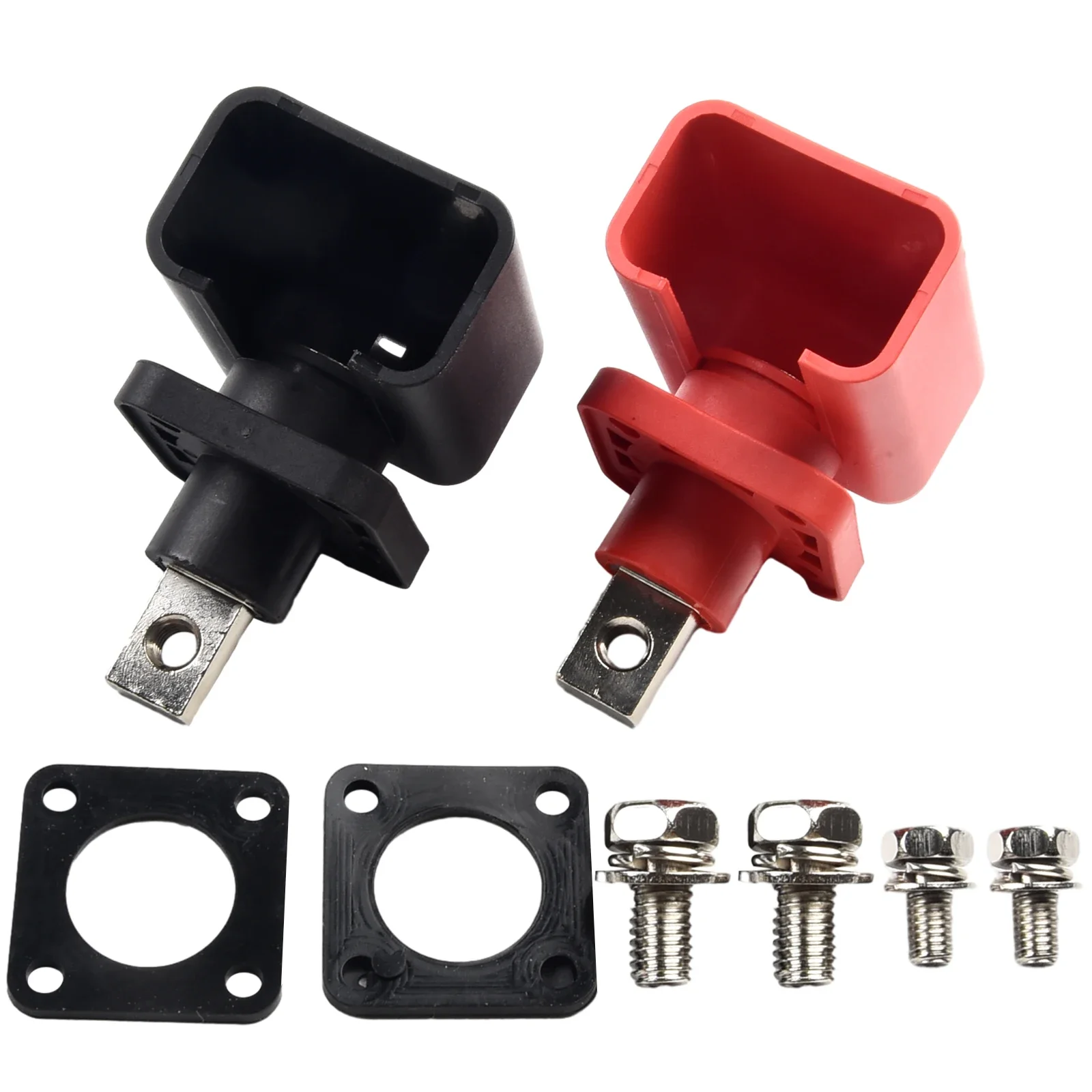 

Terminal Battery Connector Black Red High-current Accessories Battery Storage Cabinet Binding Post Lithium 2pcs