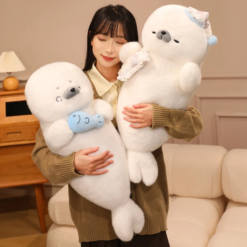 Seal plush pillow additional product view