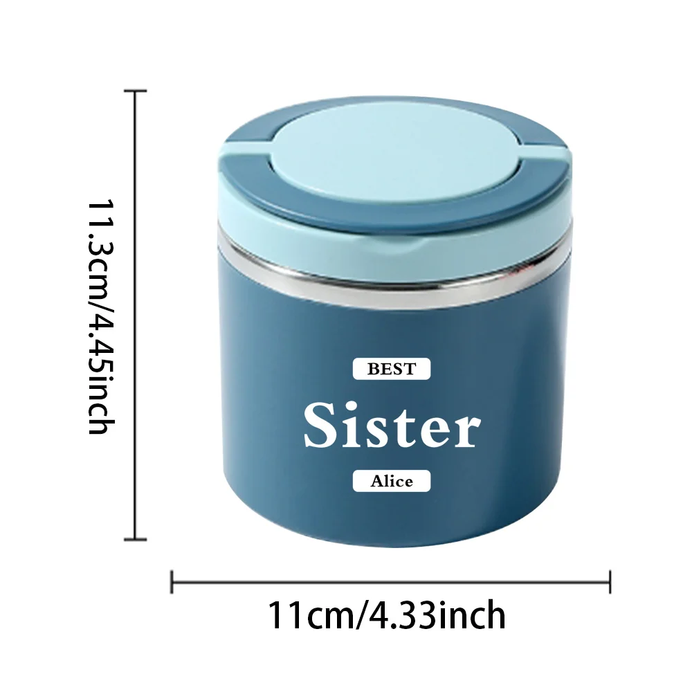 Customized Name Insulated Lunch Box Travel Picnic Outdoor Lunch Box Portable Personalized Print Unisex Student Campus Bento Box