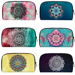 3D Mandala fiore stampato portafoglio donna Shopping portamonete portatile modello multicolore Fashion ID carta di credito borsa regalo