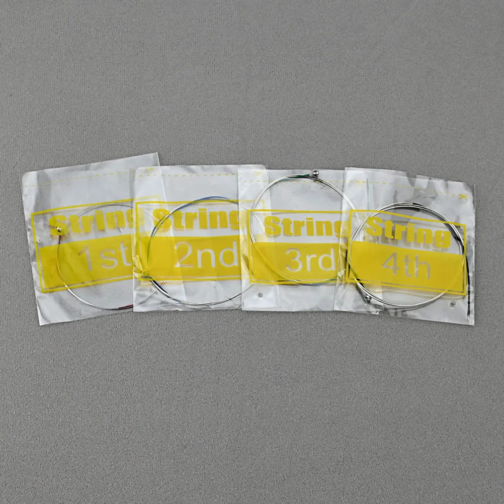 

1Set Viola String Replacement Set Strong Not Easily Broken Full Bright Sound Portable Design Suitable for Instrument Maintenance