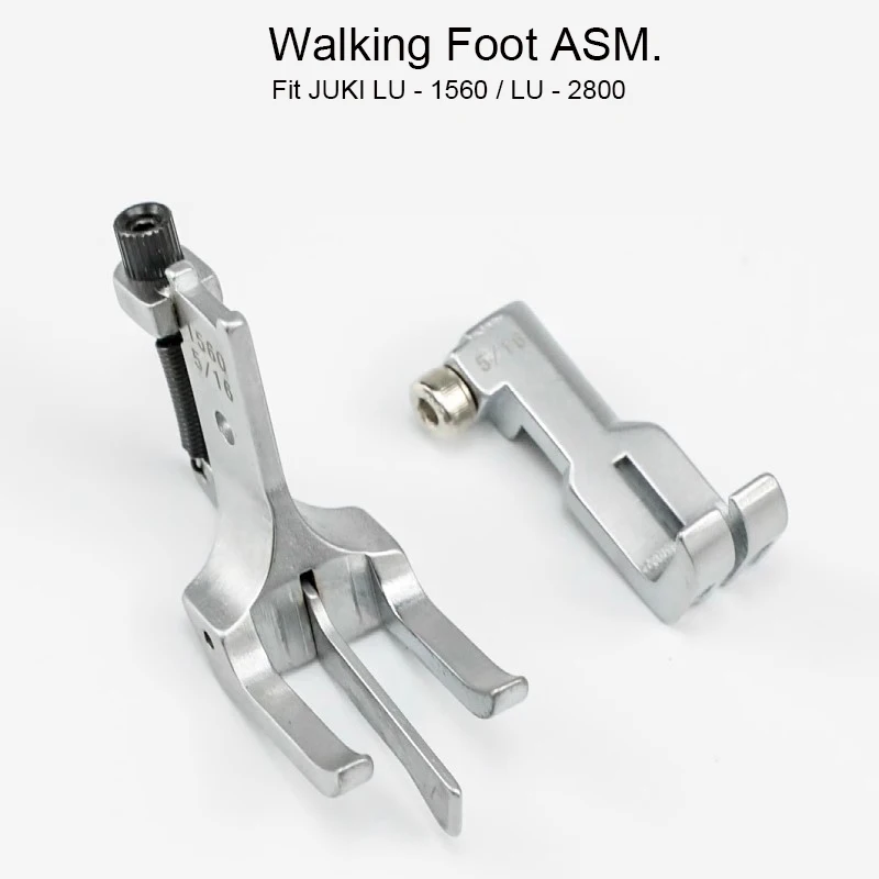 

KP1560 Walking Foot With Center Guide Fit Double Needle Sewing Machine Consew 369RB JUKI LU-1560 LU-2810 Typical GC20606 20618