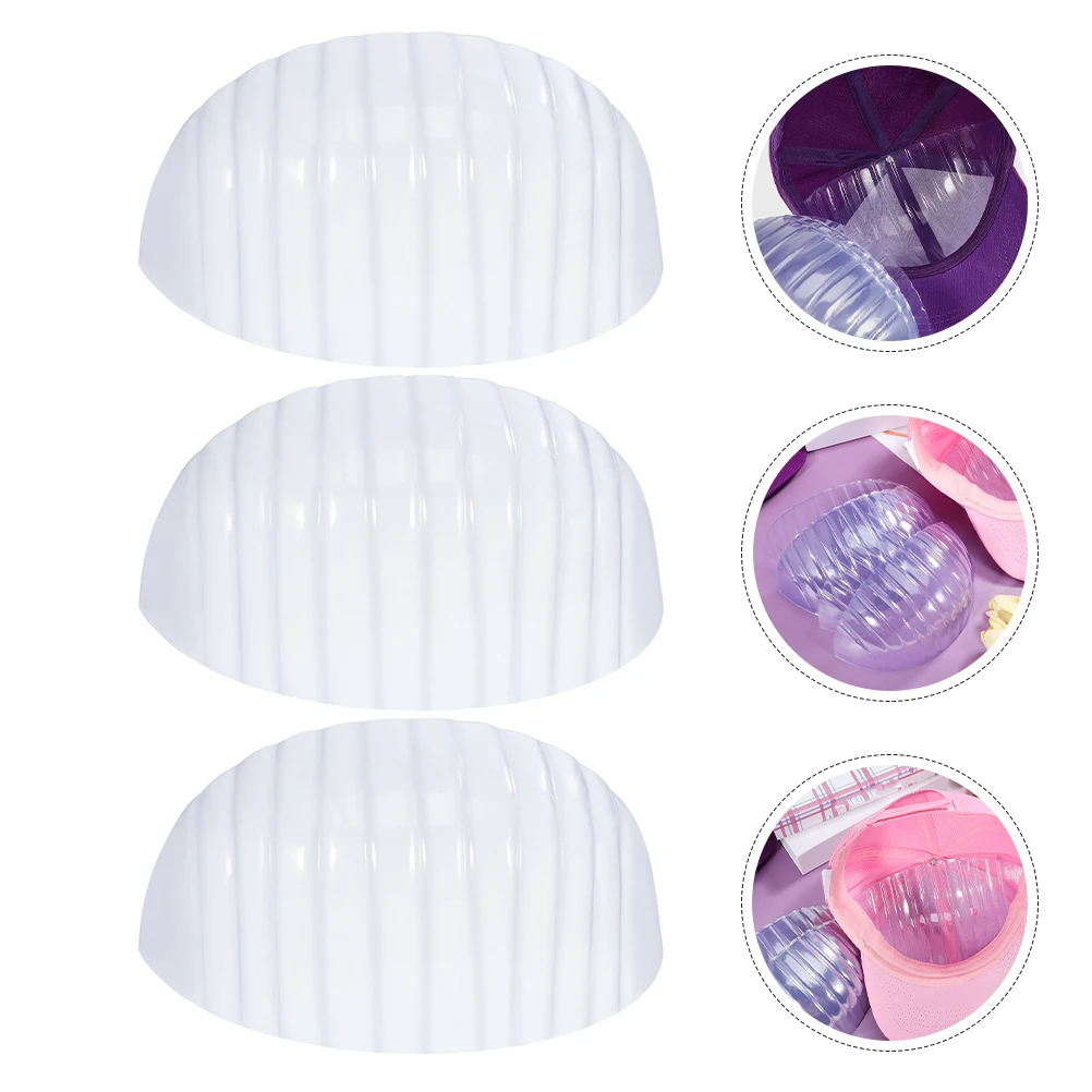25pcs Baseball Inner Liner Insert Plastic Bump Cap Support Sun Visor Shaper Hat Brim Wire Cap Keeper for Kids