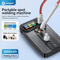 0.3MM Weldable Mini Portable Cell Transplant Handheld Lithium Battery Welding Machine Spot Welder for Phone Repair 18650 DIY
