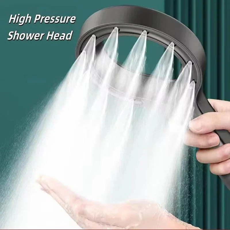 

Single Mode Spray Shower Spa High Pressure Big Panel Booster Shower Bathroom Faucet Accessory Set Hose Bracket 2024