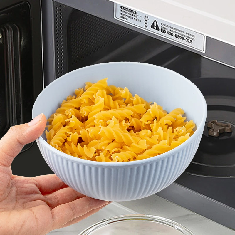4Pcs Wheat Straw Ramen Bowl Tableware Dishes Full Tableware Of Plates Bowl Dinner Dishes Set Camping Tableware Dishes Set