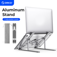 ORICO Foldable Laptop Stand Holder Riser Portable Adjustable Aluminum Notebook Stand Computer Stand 7 Angles for MacBook Tablets