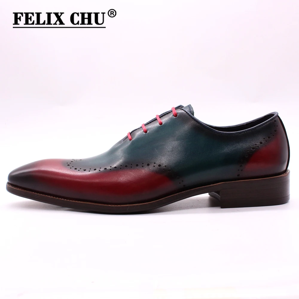 Big Size Wing-tip Oxfords Calfskin Real Leather Mens Dress Shoes Handcrafted Classic Wedding Party Luxury Formal Shoes for Men